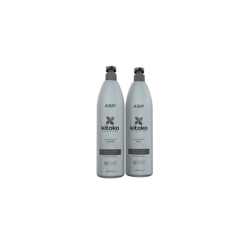 Zestaw Szampon i Odżywka Kitoko Age Prevent ASP 2x1000 ml 2