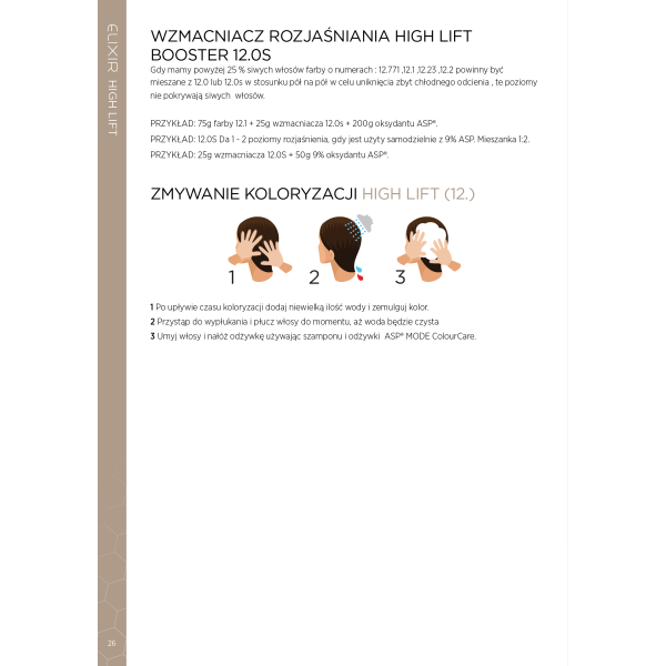 Okazyjny pakiet 7 Farb rozjaśniających ELIXIR (INFINITI) ASP Affinage