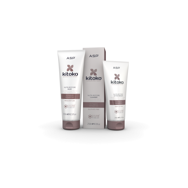 Zestaw regenerujący Szampon i Odżywka Kitoko Nutri Restore ASP 2x1000 ml