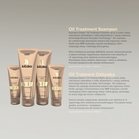 Szampon rewitalizujący Kitoko Oil Treatment ASP 2
