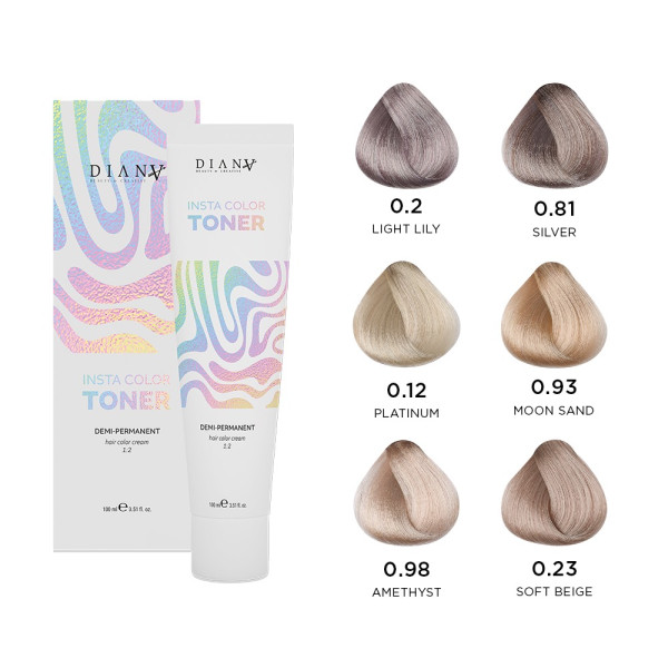 Pakiet 12 szt.  Żelowo - kremowych tonerów Insta Color