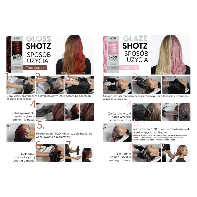 ASP Gloss&Glaze Shotz - maska odżywczo -...