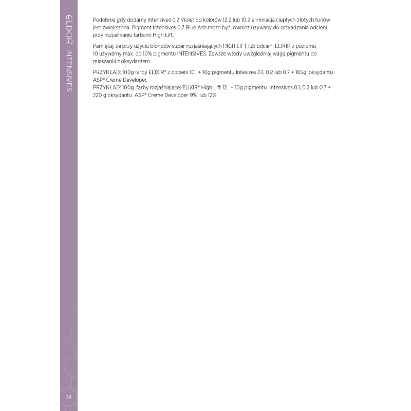 Pigmenty ELIXIR (Infiniti)