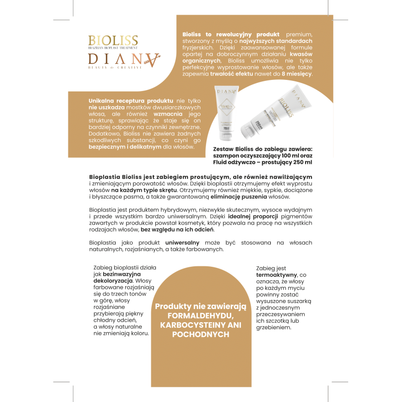 Bionanoplastia  BIOLISS - zestaw szampon...