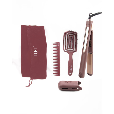 Wąska prostownica Tuft Maroon