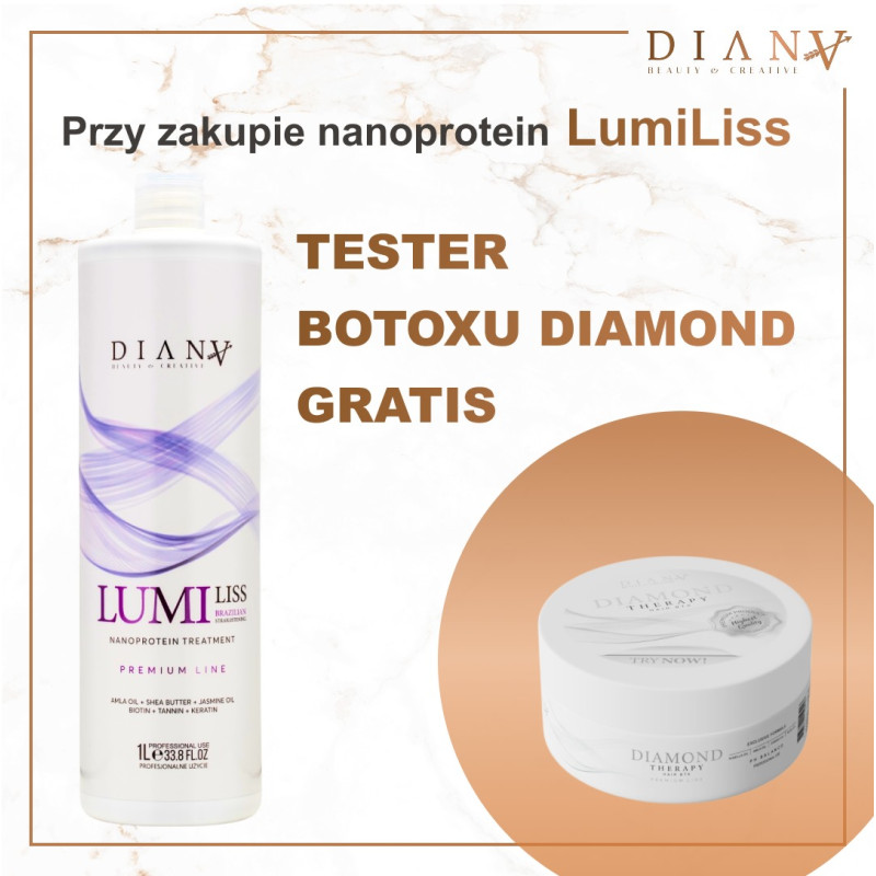 Okazja Nanoproteiny LumiLiss 1000 ml+ Tester B-tox Diamond GRATIS