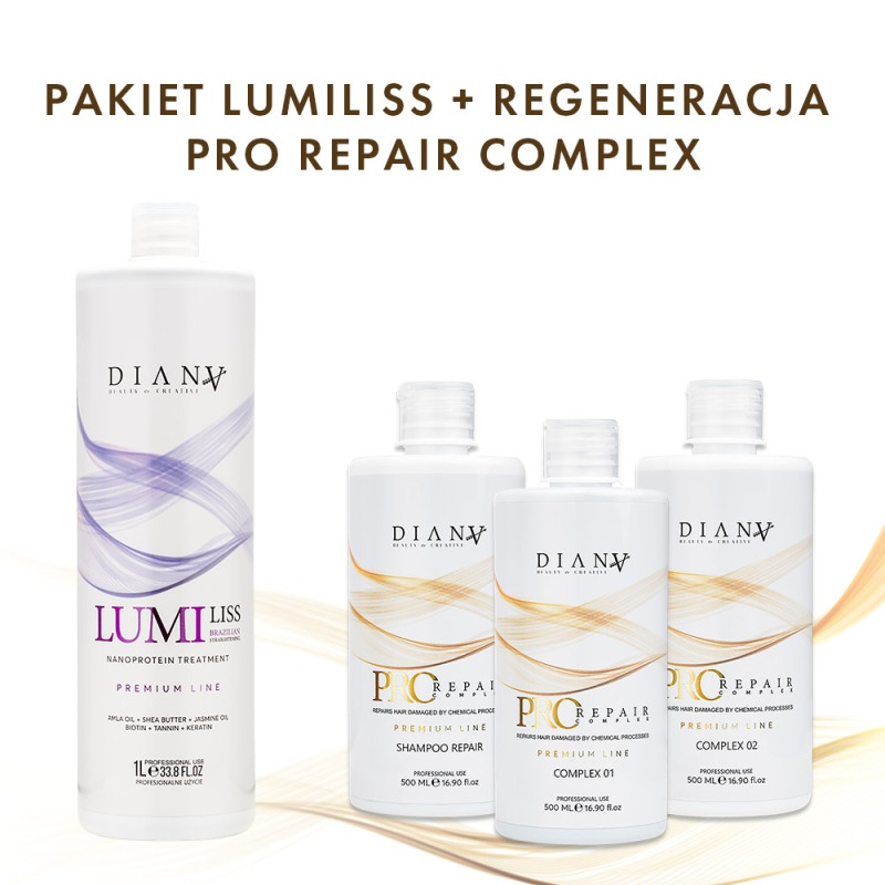 Okazyjny Pakiet Nanoproteiny LumiLiss 1000  i ProRepair Complex