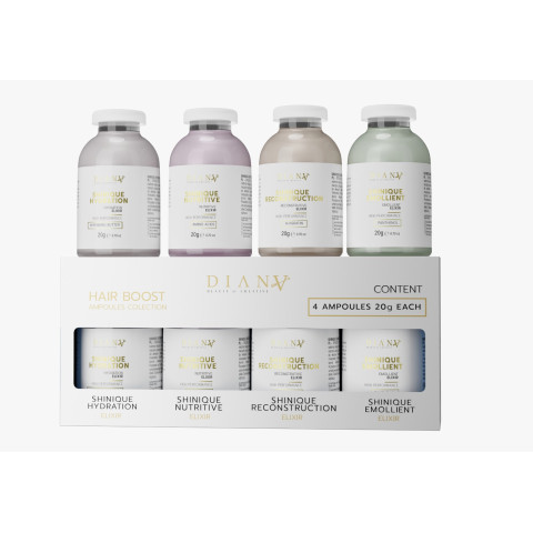 Shinique Hair Boost Elixir - Boostery odżywcze 4x20 ml