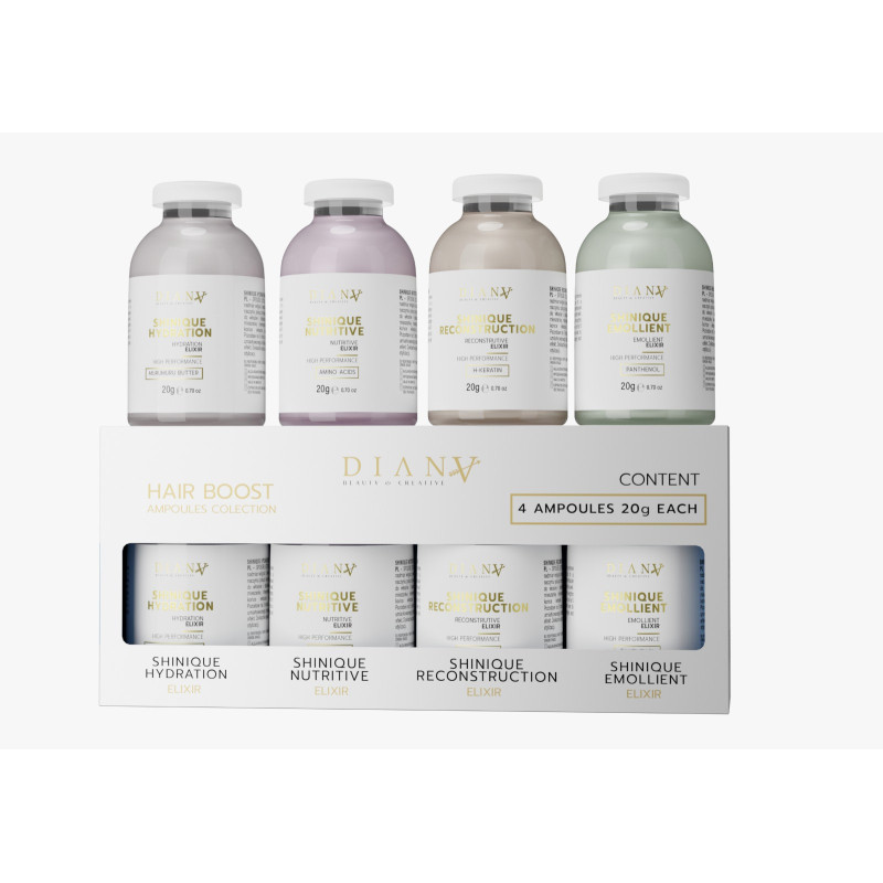 Shinique Hair Boost Elixir - Boostery odżywcze 4x20 ml