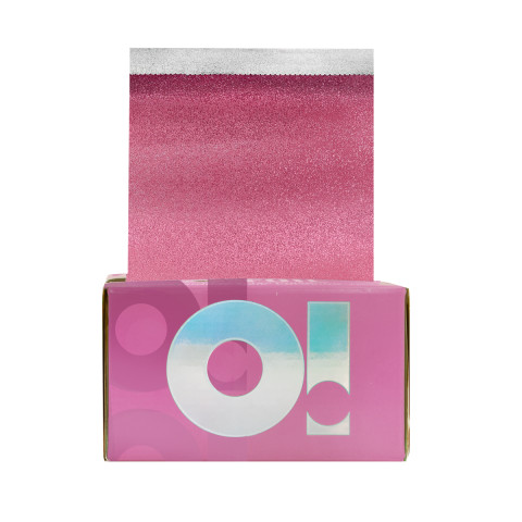 Folia ryflowana O!TOOLS PINK CHIC - 500 arkuszy