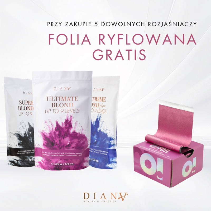 Okazyjny pakiet 5 rozjaśniaczy + folia ryflowana GRATIS