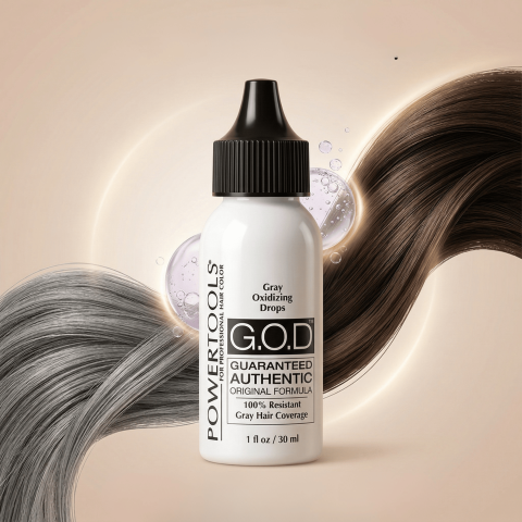 GOD Grey Oxidazing Drops – Lepsze Pokrycie Siwych Włosów