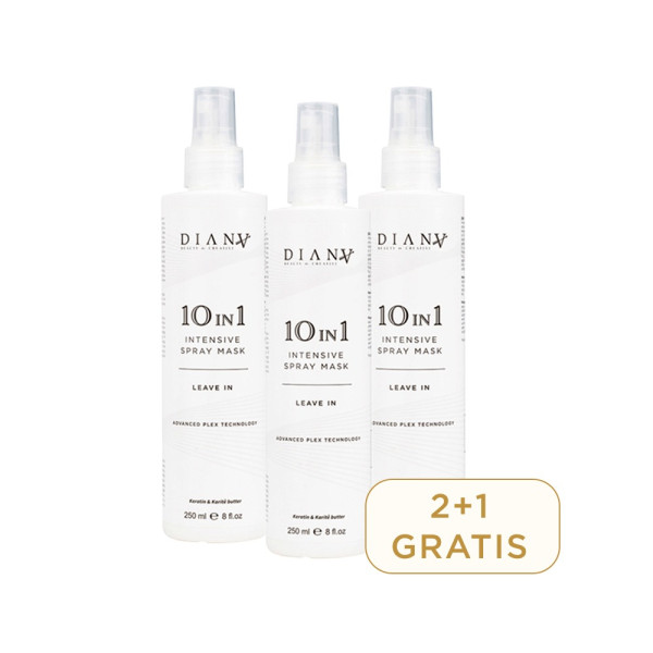 Okazyjny zestaw 3 w cenie 2 -  10 in 1 PLEX Odżywcza maska w sprayu z systemem plex 250 ml