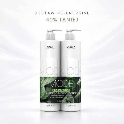 Zestaw promocyjny ASP Re-Energise (szampon i odżywka)...