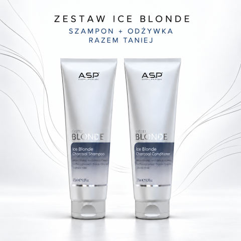 Zestaw promocyjny Ice Blonde Charcoal  (szampon i...