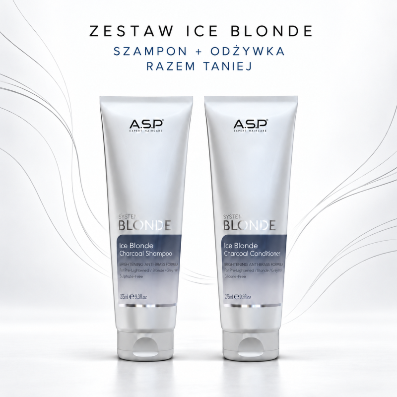 Zestaw promocyjny Ice Blonde Charcoal  (szampon...