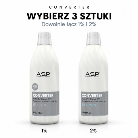 Zestaw promocyjny 3 SZT. Converter 1% i 2%
