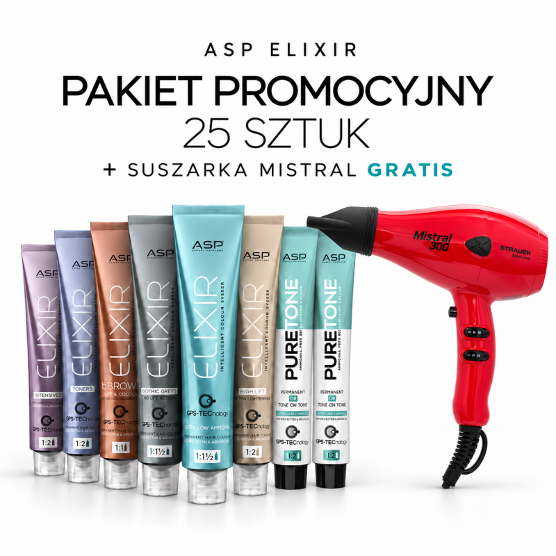 Pakiet promocyjny 25 SZT. + Suszarka MISTRAL -...