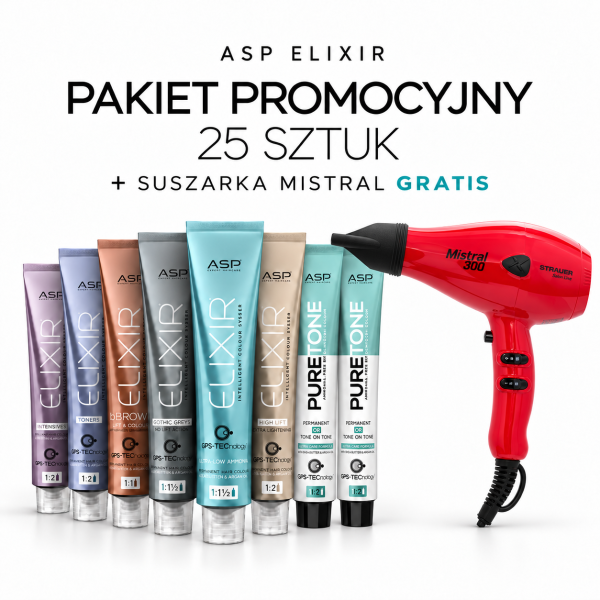Pakiet promocyjny 25 SZT. + Suszarka MISTRAL - GRATIS