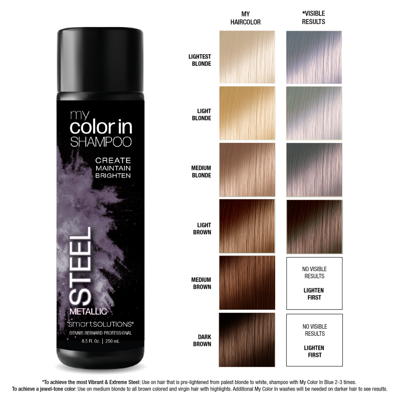 My Color In METALIC STEEL  szampon koloryzujący 250 ml