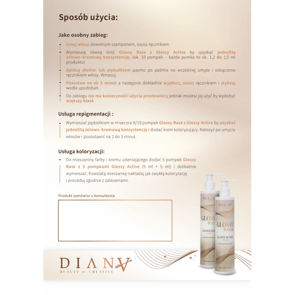 GLOSSY POWER - ekspresowe rozświetlenie