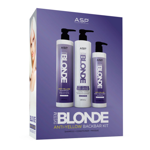 Zestaw salonowy  ANTI YELLOW ASP AFFINAGE Szampon +...