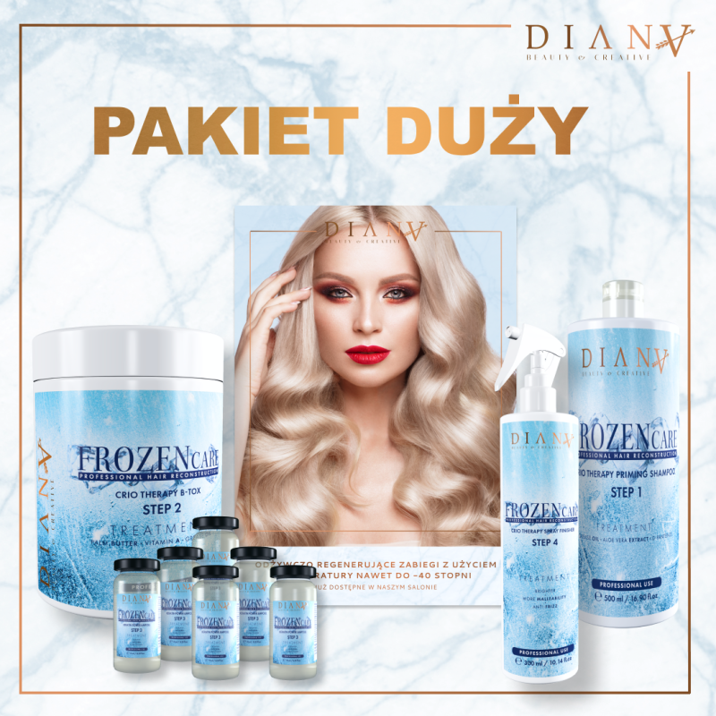Duży pakiet kosmetyków do krioterapii FROZEN CARE