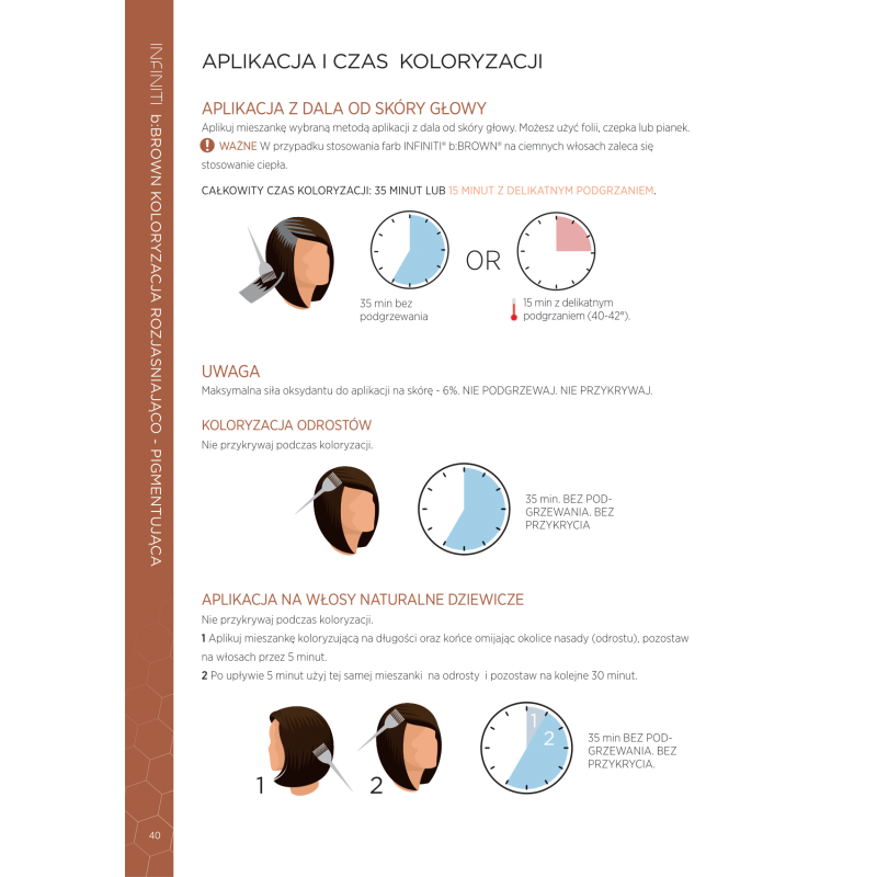 b:BROWN ELIXIR (INFINITI) Farba rozjaśniająco -...