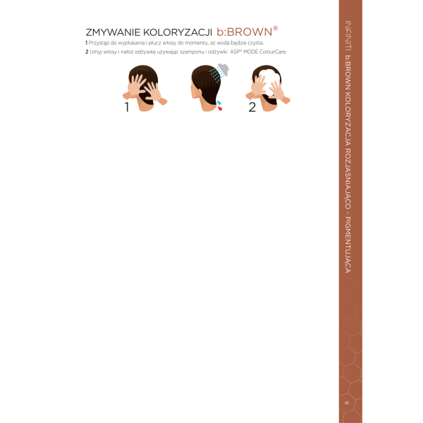 b:BROWN ELIXIR (INFINITI) Farba rozjaśniająco - pigmentująca 100ml