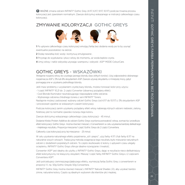 Gothic Grey Farba permanentna 100ml