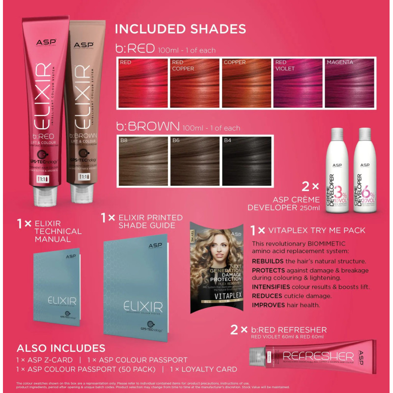 Okazyjny box  farb rozjasniających b:Red & b:Brown