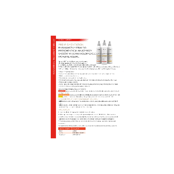 ASP EXPERT Pre-Pigmentation - Spray do prepigmentacji 250 ml