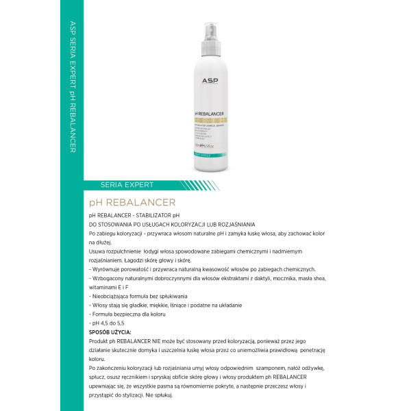 ASP EXPERT pH Rebalancer - Stabilizator pH  250 ml