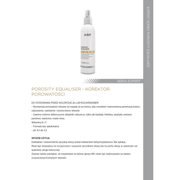 ASP EXPERT Porosity Equaliser -korektor porowatości  250 ml
